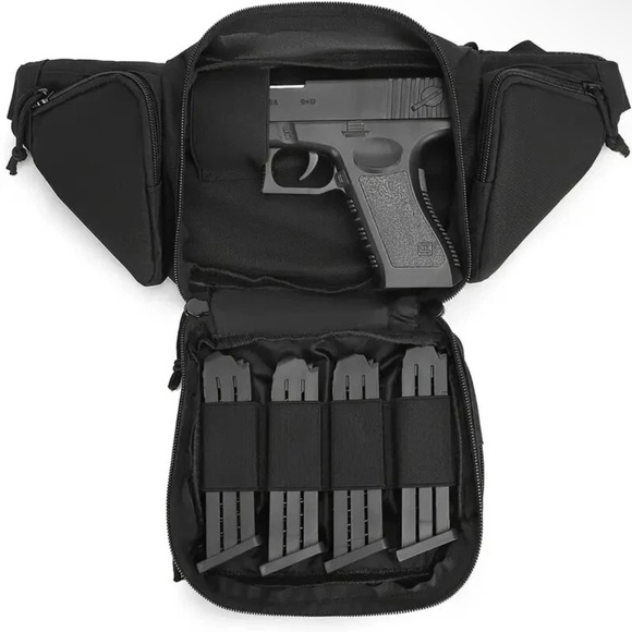 Men's Black Tactical Bag - Picture 1 of 5